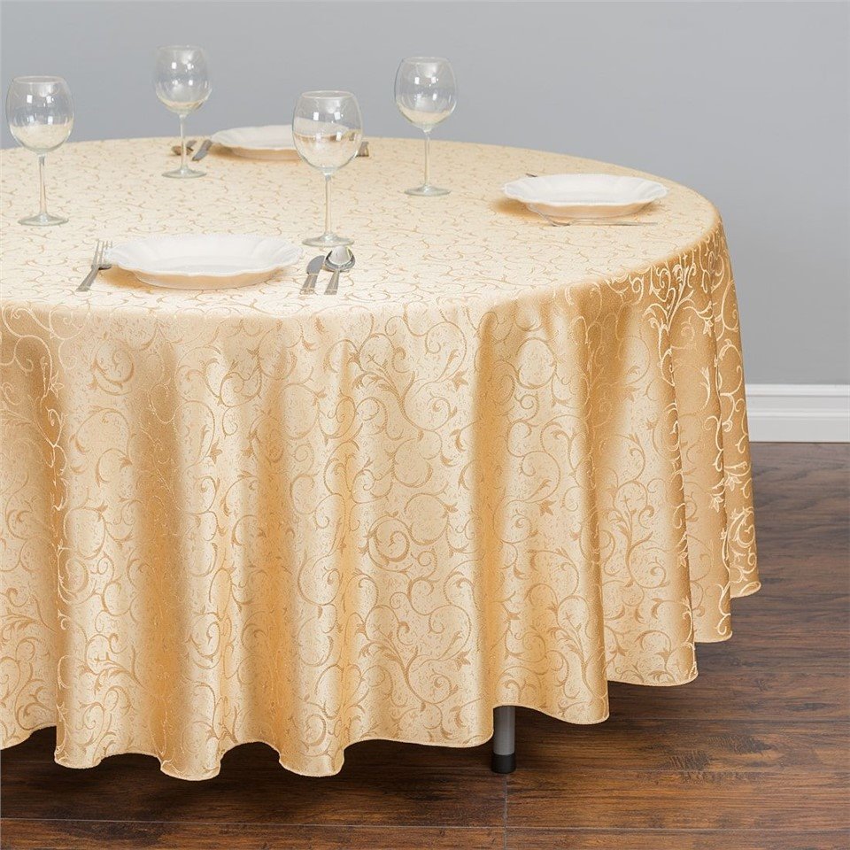 100 percent  Polyester Tablecloths